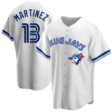 Men's Toronto Blue Jays Buck Martinez White Home Cooperstown Collection Jersey - Replica