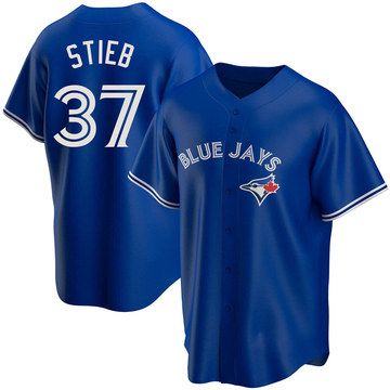 Men's Toronto Blue Jays Dave Stieb Royal Alternate Jersey - Replica