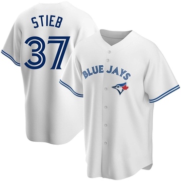 Men's Toronto Blue Jays Dave Stieb White Home Jersey - Replica