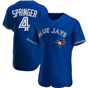 Men's Toronto Blue Jays George Springer Royal Alternate Jersey - Authentic