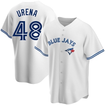 Men's Toronto Blue Jays Jose Urena White Home Jersey - Replica