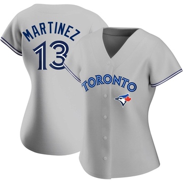 Women's Toronto Blue Jays Buck Martinez Gray Road Jersey - Replica