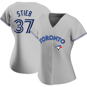 Women's Toronto Blue Jays Dave Stieb Gray Road Jersey - Authentic