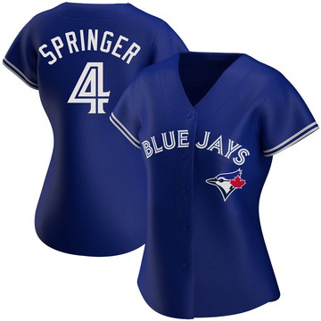 Women's Toronto Blue Jays George Springer Royal Alternate Jersey - Authentic