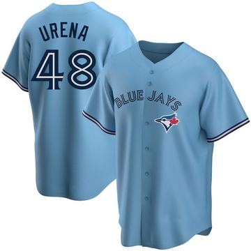Youth Toronto Blue Jays Jose Urena Blue Powder Alternate Jersey - Replica